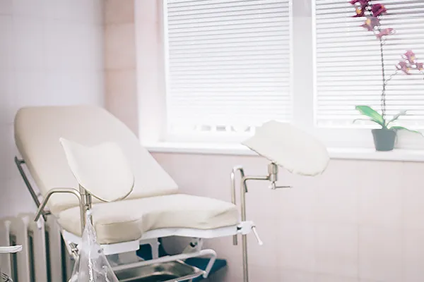 gynecology-procedure A gynecology exam chair in a clinic. Schedule gynecology procedures from Richard Conlen, MD, FACOG in Boca Raton.